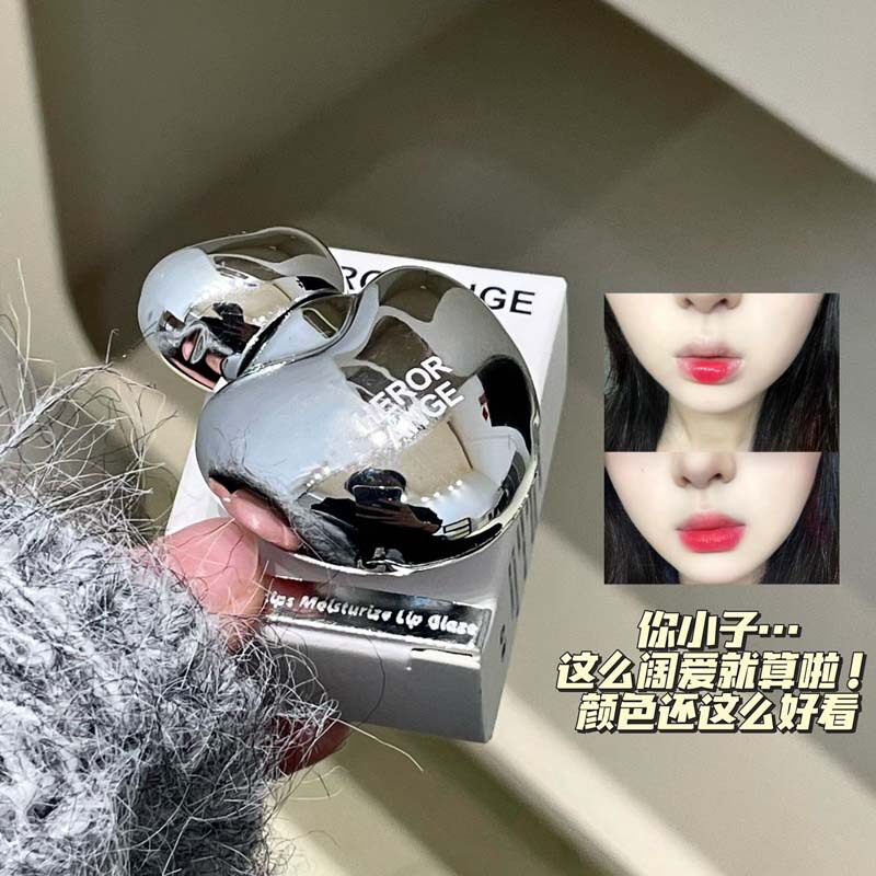 HERORANGE~爱心抚唇润泽唇釉哑光雾面不拔干显白显色唇颊两用唇