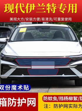 适用于21-24款现代伊兰特水箱防护网定制高速中网防虫网杨柳絮网