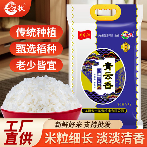 一江秋真空包装新大米5kg 丝苗米长颗粒香米10斤装包邮