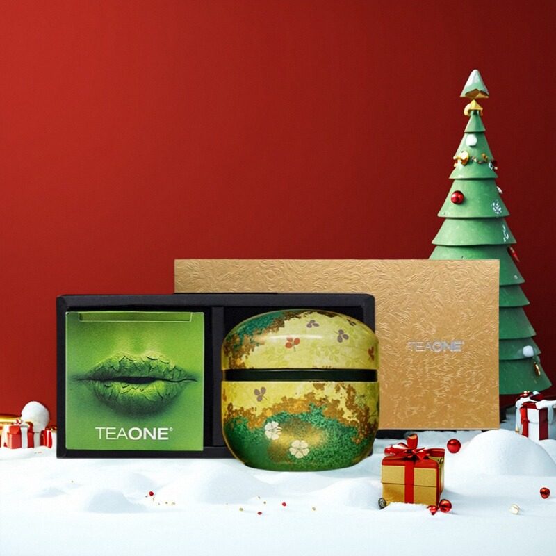 TEAONE绿色花语浪漫樱花茶叶礼盒日本静冈铃子佛手薄荷