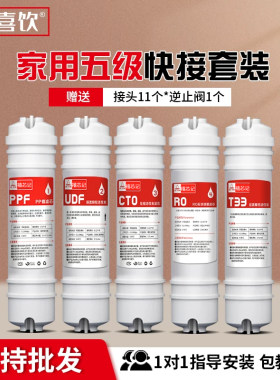 韩式快接一体滤芯反渗透ro
