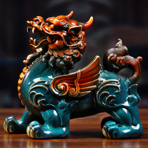 铜貔貅摆件一对镇宅家居客厅玄关装饰品厂价直销