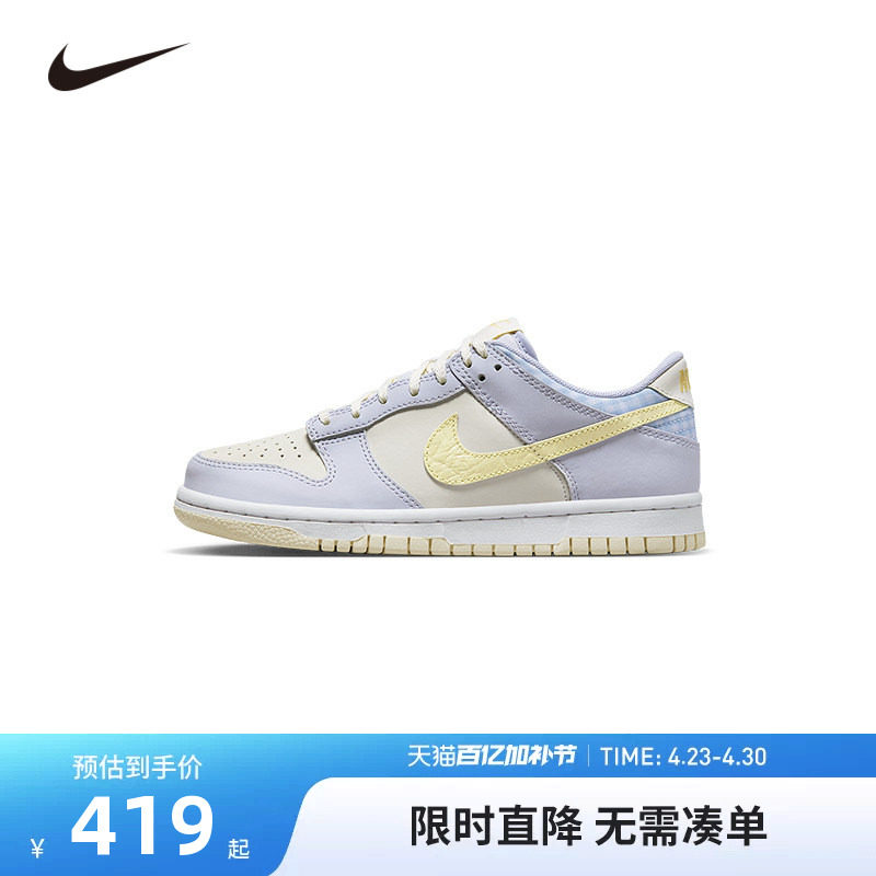 NIKE童鞋儿童板鞋男女童休闲运动鞋COUNT中大童鞋子潮FJ4641-536