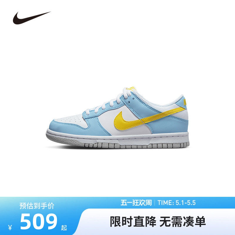 NIKE童鞋儿童板鞋男女童休闲运动鞋COUNT中大童鞋子潮DX3382-400