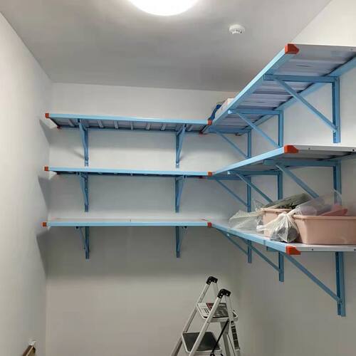 储藏间小房地下室车库墙壁置物架库房仓储货架家用壁挂式墙上货架