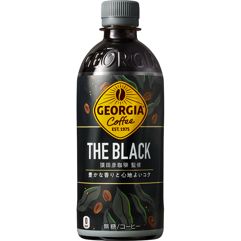 日本进口可口可乐GEORGIA乔治亚黑咖啡0卡无糖即饮咖啡饮料500ml