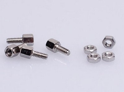 英制六角螺柱螺丝 RS232 DB头 VGA螺柱 COM串口螺柱螺丝 螺母