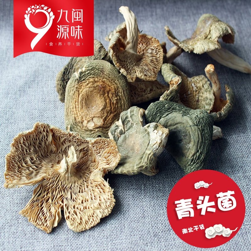 野生青头菌 蘑菇煲汤食材干菌子 青头菌干货100g纯青菇农家土特产
