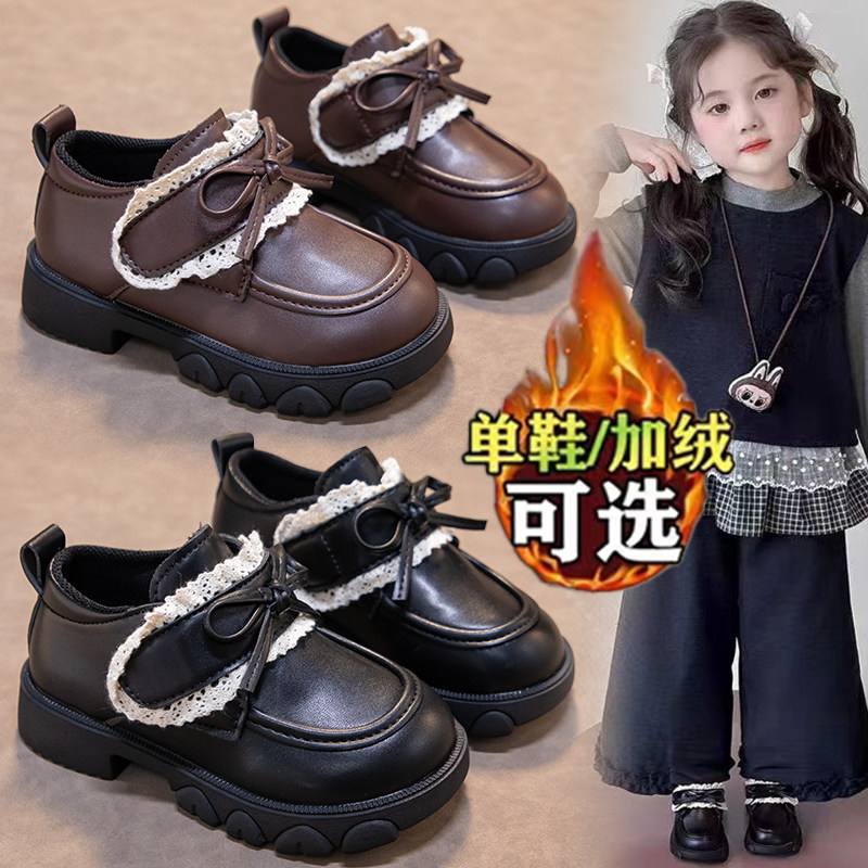 儿童皮鞋加绒女童公主鞋2026冬季新款黑色中小童乐福鞋玛丽珍棉鞋,童鞋/婴儿鞋/亲子鞋,亲子鞋,淘宝优惠券,粉丝福利购,淘宝优惠卷
