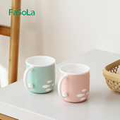 FaSoLa牙刷杯家用防摔漱口杯男孩女孩情侣可爱创意儿童洗漱牙缸