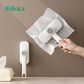 FaSoLa洗脸巾迷你小拖把懒人家用免手洗可夹抹布面巾二次利用拖把