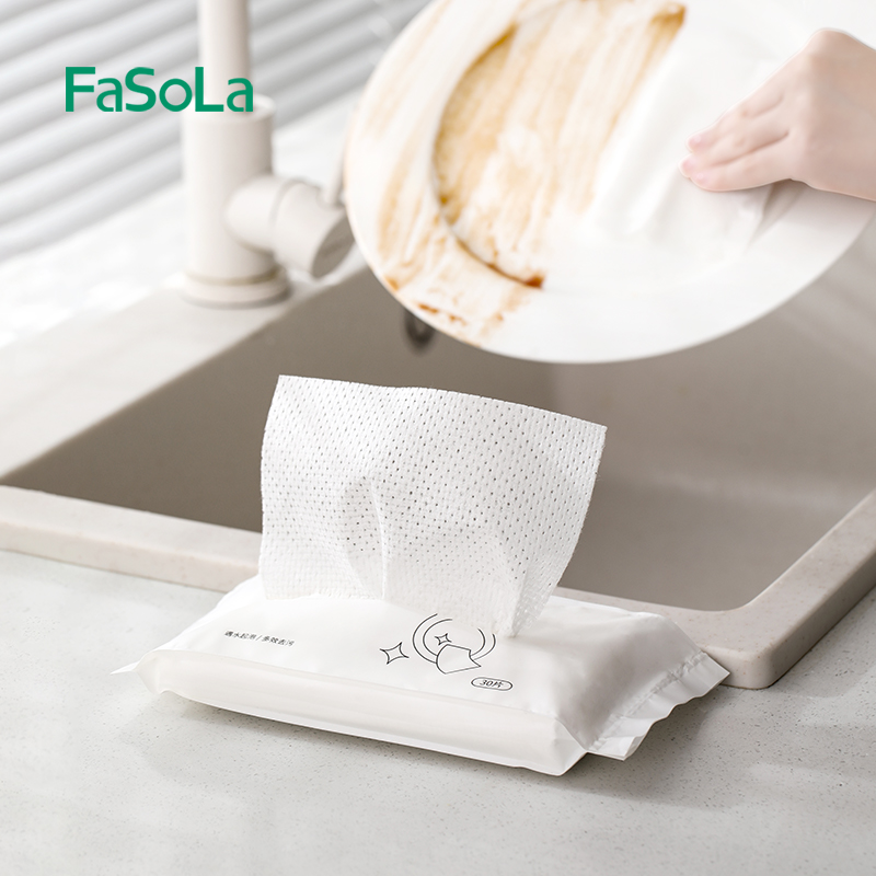 FaSoLa一次性洗碗巾带洗洁精