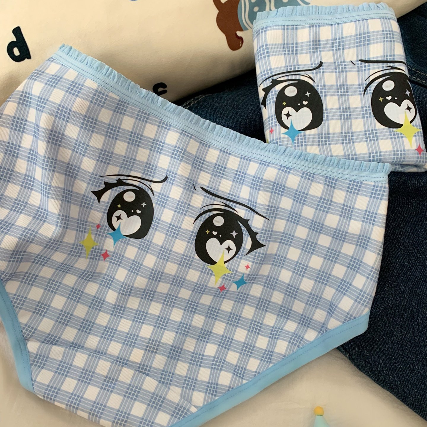 萌格闪闪~甜美可爱女生舒适内裤2026新款不夹屁屁透气纯棉三角裤,女士内衣/男士内衣/家居服,女三角裤,淘宝优惠券,粉丝福利购,淘宝优惠卷