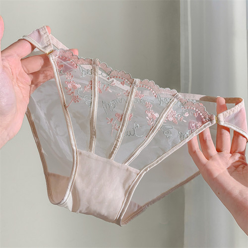 一秒心动的性感高开叉网纱内裤~