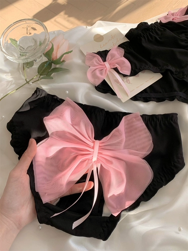 Действительно смущает!Сладкий прохладный черный порошковый нижнее белье