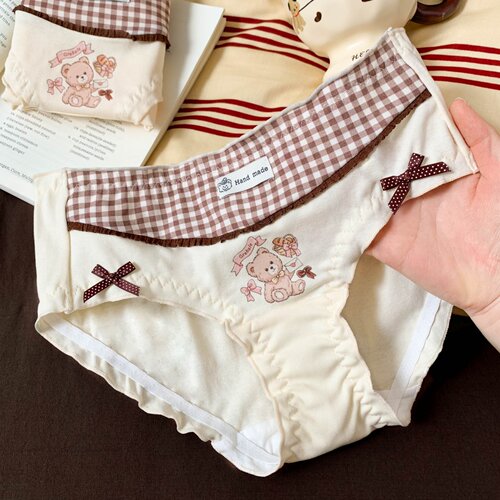 少女心爆棚！小熊内裤太好穿啦