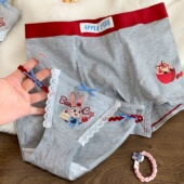 一男一女一对2026新款 小甜崽 动物城朱迪尼克情侣内裤 可爱高颜值