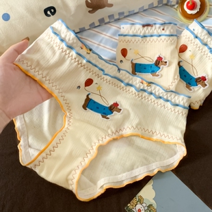 气小狗 女款 女生高颜值可爱内裤 7a级抗菌甜美女士三角裤 女新款 元