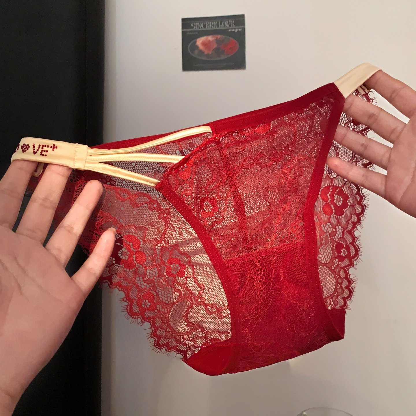 心动狙击~红色本命年蕾丝高开叉纯欲内裤女高级感2026马年三角裤,女士内衣/男士内衣/家居服,女三角裤,淘宝优惠券,粉丝福利购,淘宝优惠卷