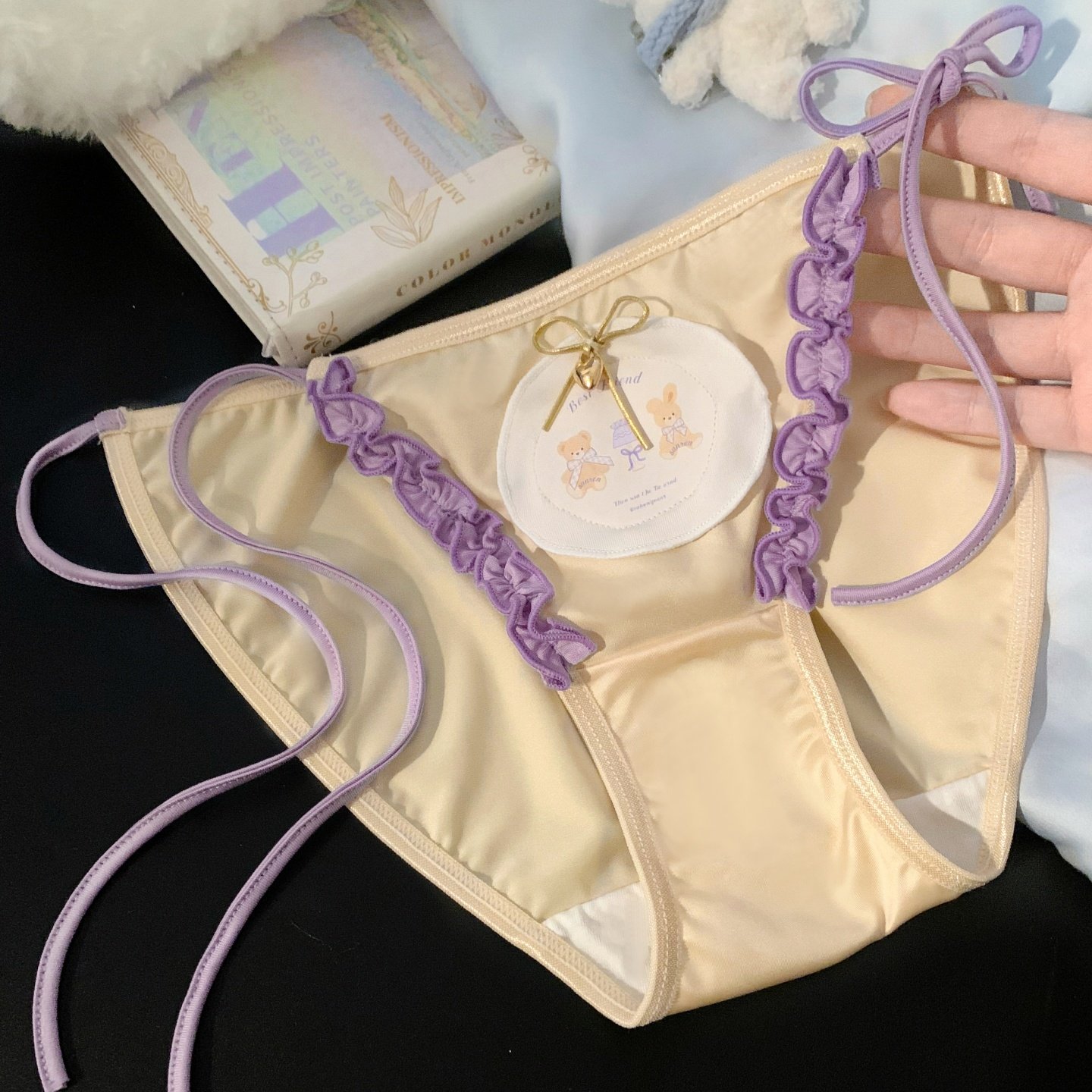 甜萦派对~女生高级感甜美可爱内裤女2026新款亲肤透气低腰三角裤,女士内衣/男士内衣/家居服,女三角裤,淘宝优惠券,粉丝福利购,淘宝优惠卷