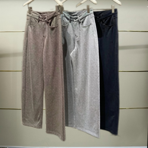 州正品2025冬款加绒休闲裤女5P0E12470-250