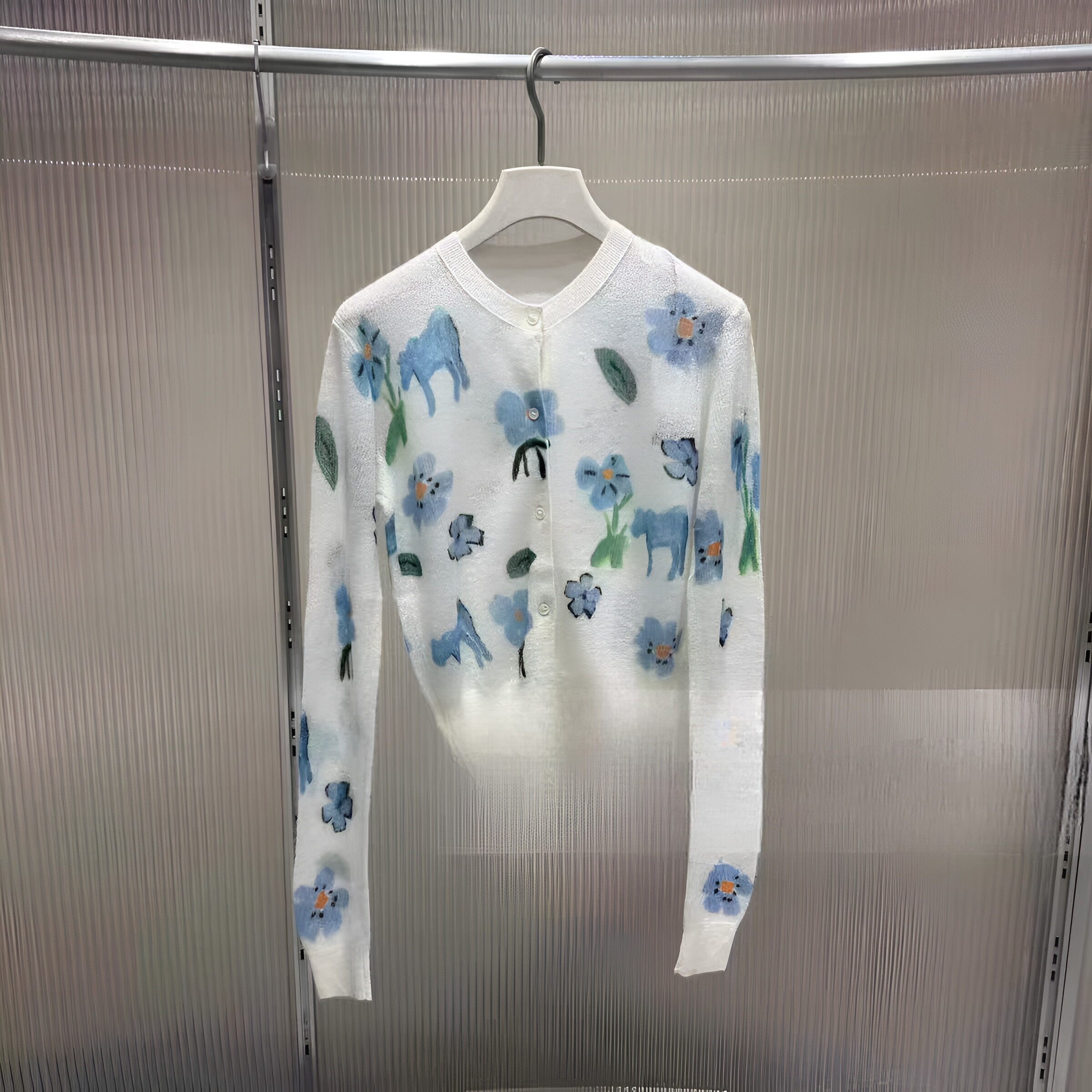 正品2024秋针织开衫复古毛衣5O8314800–240吊牌价1595
