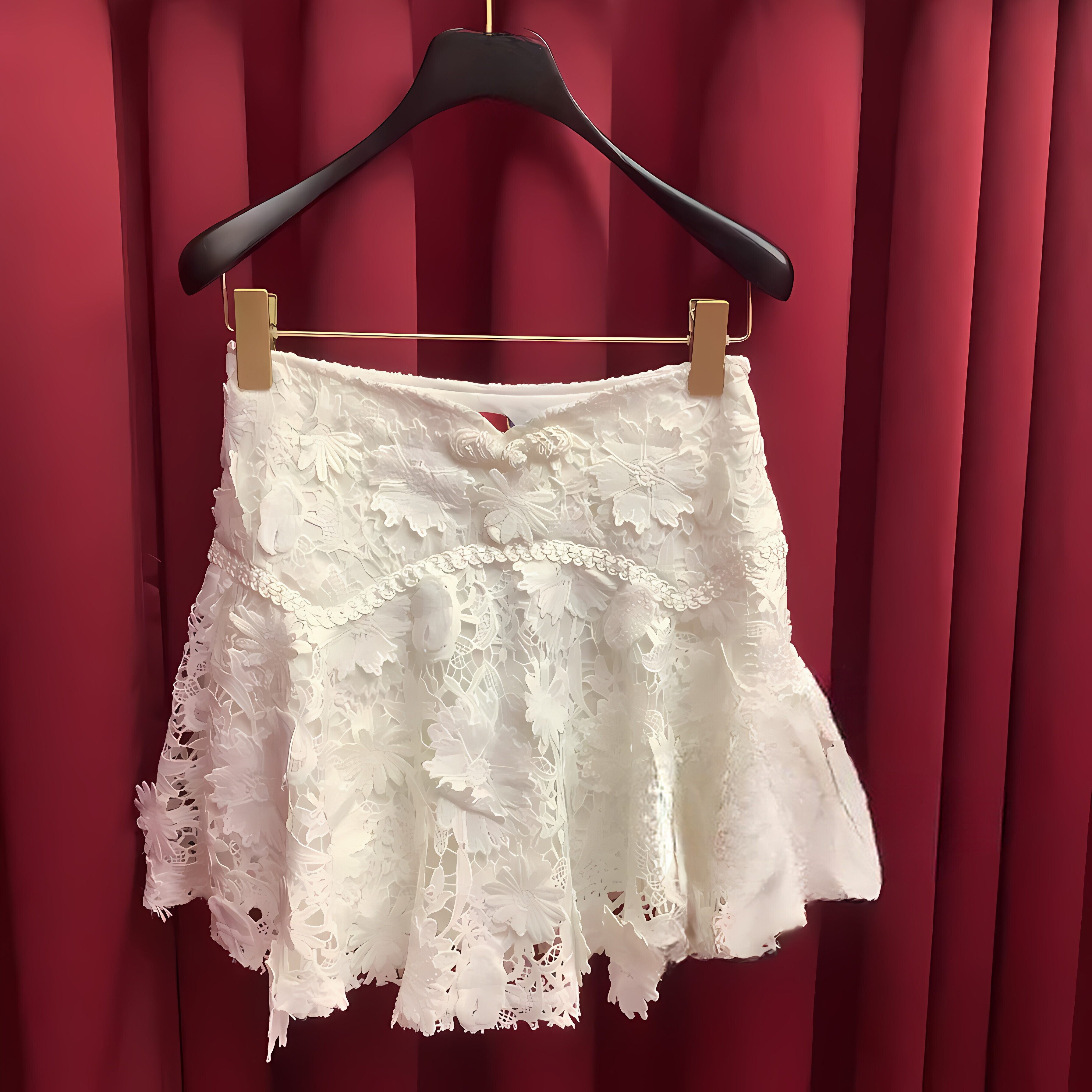 正品23夏华丽度假蕾丝半裙LF23X51S01W176-230,女装/女士精品,半身裙,淘宝优惠券,粉丝福利购,淘宝优惠卷