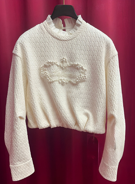 正品24冬浮雕提花上衣LF24D41SB090-240