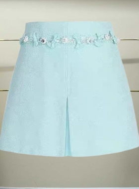 肆正品25夏蝴蝶结装饰钉珠半裙LF25X51SS292-250