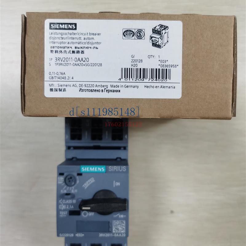 3RV6011-0HA10 3RV6011-0GA15/0HA10/0HA15/0JA10/0JA15/0KA10