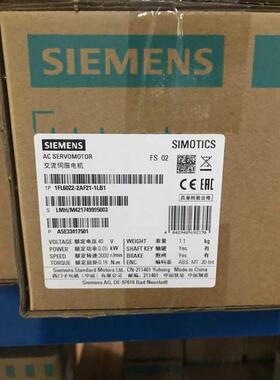 1FL6024-2AF21-1LG1 S-1FL6低惯量型电机230V0.1kW全新现货