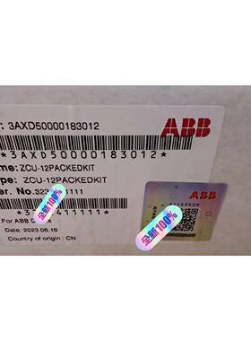 ZCU-12全新原装未开封ACS880主板ABB变频器Cod