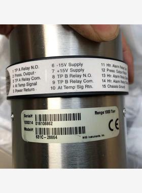 全新美国 MKS真空压力计 631C-28864   10Tor