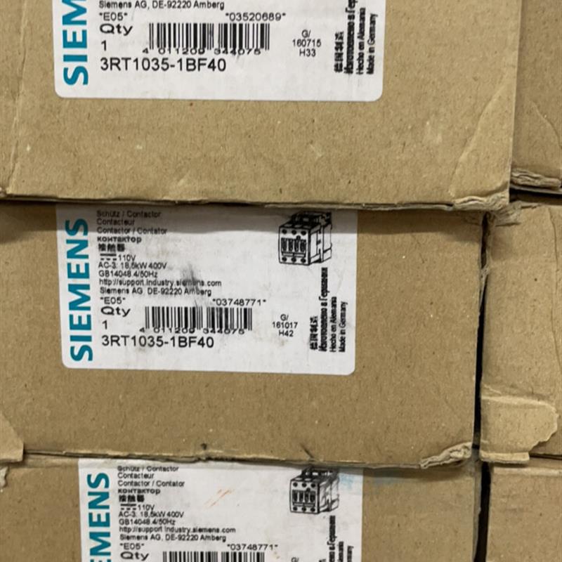西门子接触器 3RT1035-1BF40 3RT1035-1