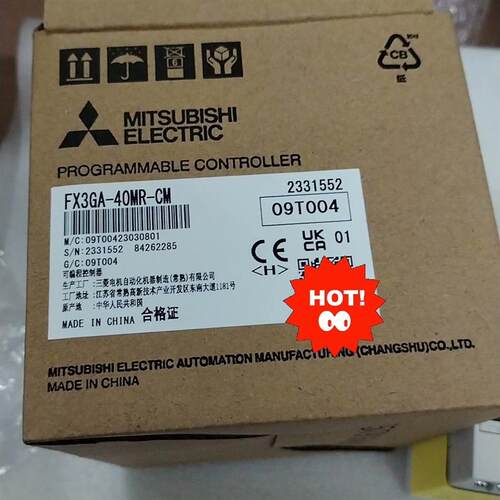 三菱PLC两台 型号FX3GA-40MR    因为工程变动