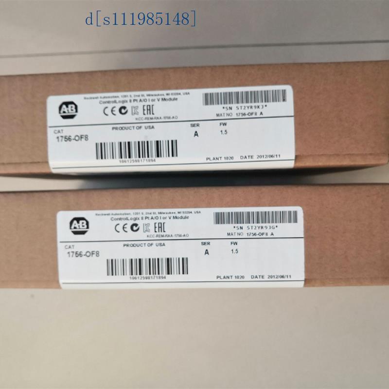 全新原装 AB罗克韦尔电流输出模块 1756-OF8  A  1.5