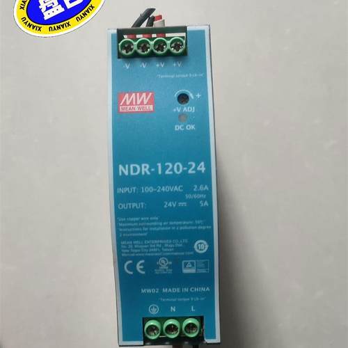 明纬直流电源开关NDR-120-24 ,原装拆机剪线,成色如