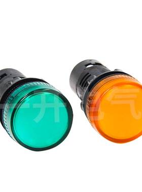 施耐德指示灯 XB2BVQ1LC 白色LED信号警报AC380V M3LC绿色24V220V