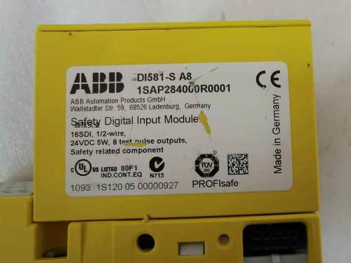 ABB模块DI581-S A8原装现货议价1SAP284000R0001