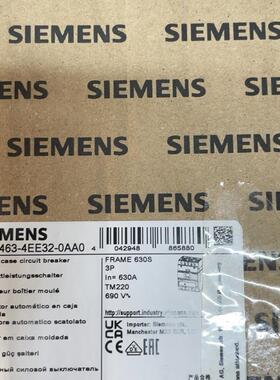 西门子 3VA1463-4EE32-0AA0 630A 全新