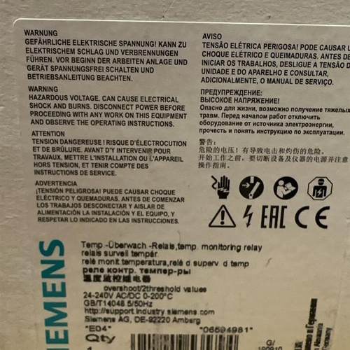 西门子继电器 3RS1020-1DW20 全新