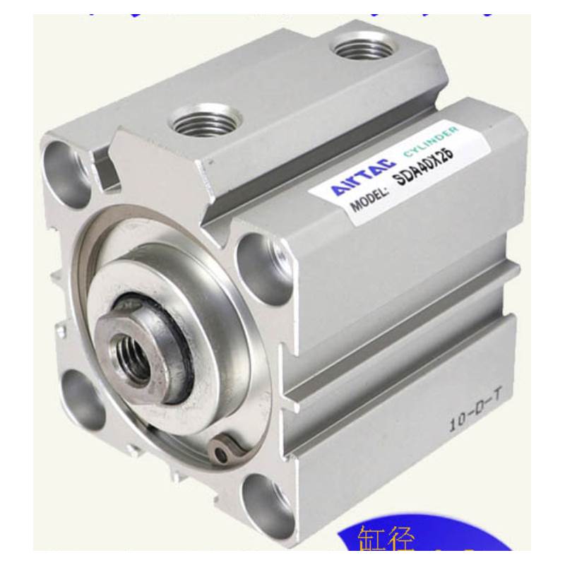 AirTAC原装亚德客SDA内牙超薄型气缸 SDA12X5X10X15X20X25X30-S-H