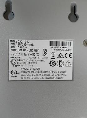 美国原装NI cDAQ9171现货出售,功能正常,成色好