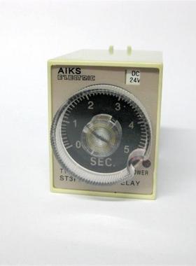 【】爱克斯时间继电器 ST3PF 5S DC24V/AC220V 断电延时JSZ3F
