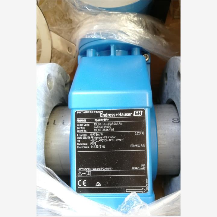 E+H电磁流量计DN80 PROMAG10  10L80-QCOA1AAOA4AA  P407AE18000
