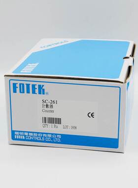 原装进口FOTEK台湾阳明多功能型计数器SC-261计数器假一赔十
