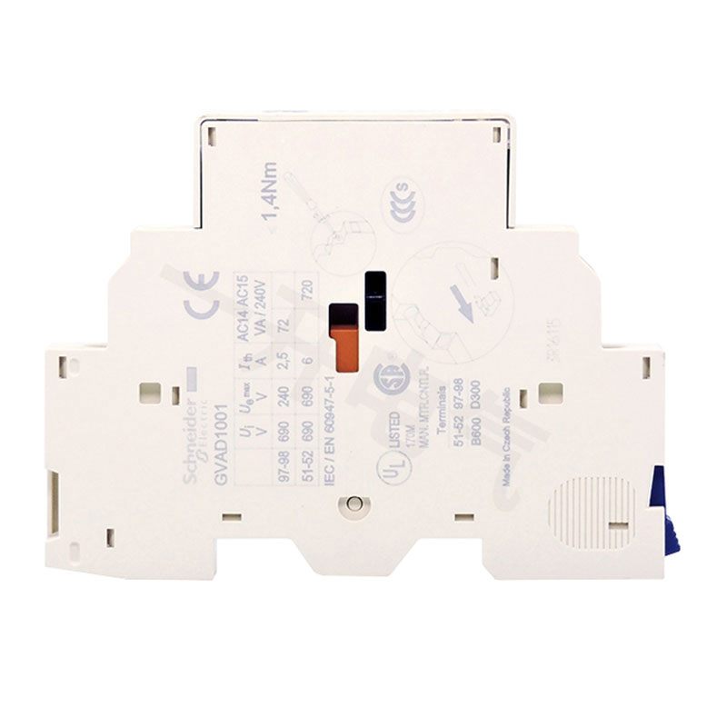 施耐德电动机断路器安装辅助触点触头GVAE1/GVAE11/GVAE20/GVAN11