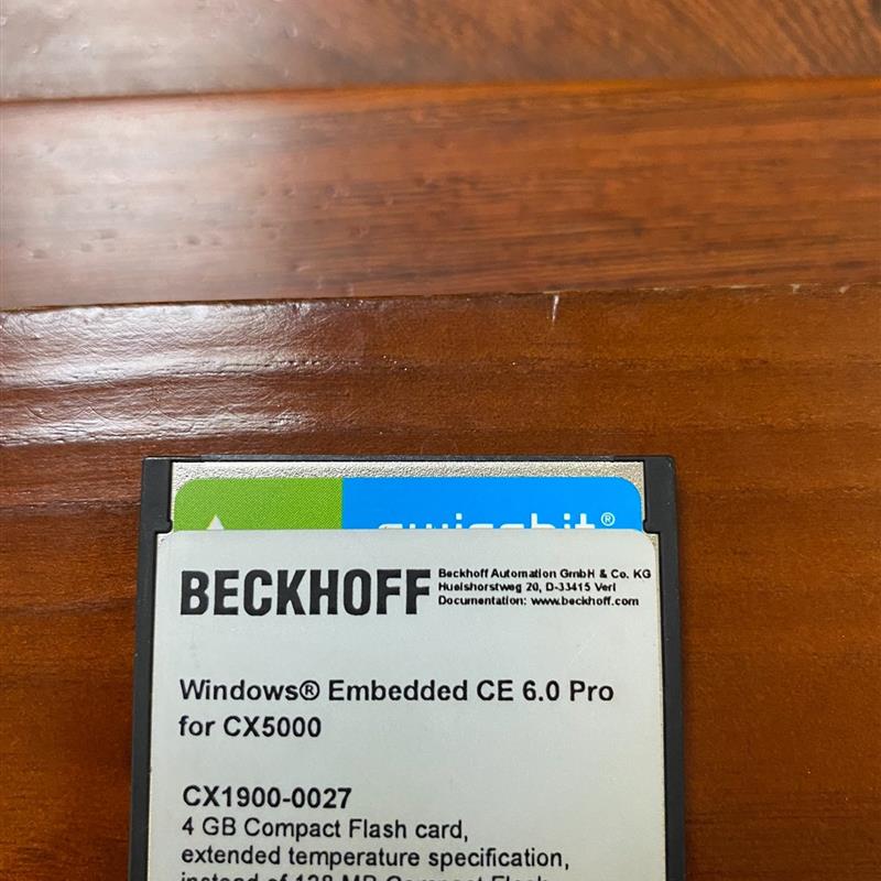 到货倍福CX1900-0027  CF卡,4G内存卡全新