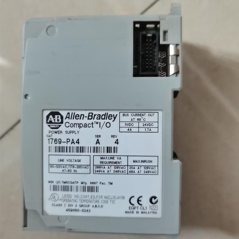 AB罗克韦尔1769-PA4拆机的功能正常无磕碰2000元/