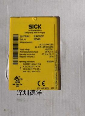 SICK UE48-30S2D2*现货*全新库存现货正品安全继电器6025089